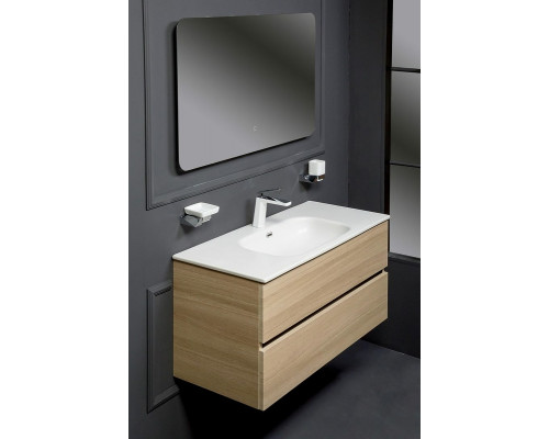 Купить Тумба под раковину Boheme Armadi Art Vallessi 100 837-100-L подвесная Light Oak в магазине сантехники Santeh-Crystal.ru