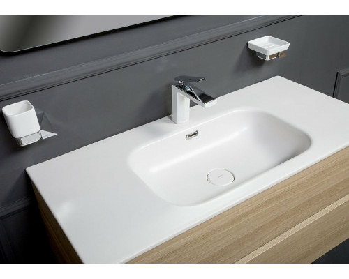 Купить Тумба под раковину Boheme Armadi Art Vallessi 100 837-100-L подвесная Light Oak в магазине сантехники Santeh-Crystal.ru