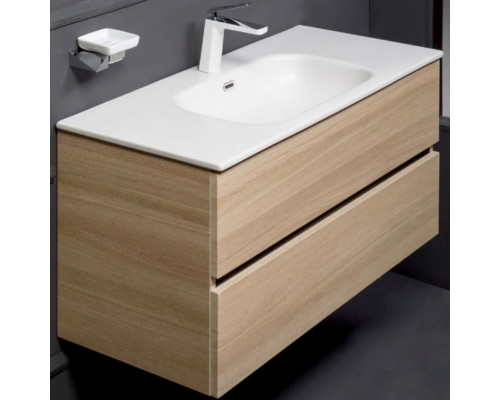 Купить Тумба под раковину Boheme Armadi Art Vallessi 100 837-100-L подвесная Light Oak в магазине сантехники Santeh-Crystal.ru