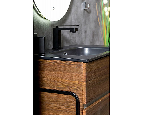Приобрести Тумба под раковину Boheme Armadi Art Vallessi 80 837-080-D подвесная Dark Oak в магазине сантехники Santeh-Crystal.ru