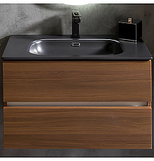 Тумба под раковину Boheme Armadi Art Vallessi 80 837-080-D подвесная Dark Oak