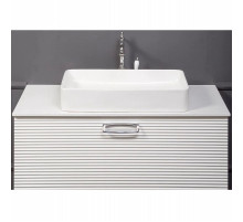 Тумба под раковину Boheme Armadi Art Vallessi Avangarde Linea 100 842-100-WCR подвесная Белая Хром