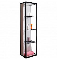 Шкаф пенал Boheme Armadi Art Loft 30 896-W подвесной Белый Черный