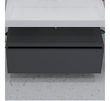 Тумба Boheme Armadi Art Vallessi UNO-S 100 897-100-A mat подвесная Антрацит матовый