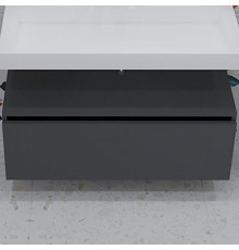 Тумба Boheme Armadi Art Vallessi UNO-S 100 897-100-A mat подвесная Антрацит матовый