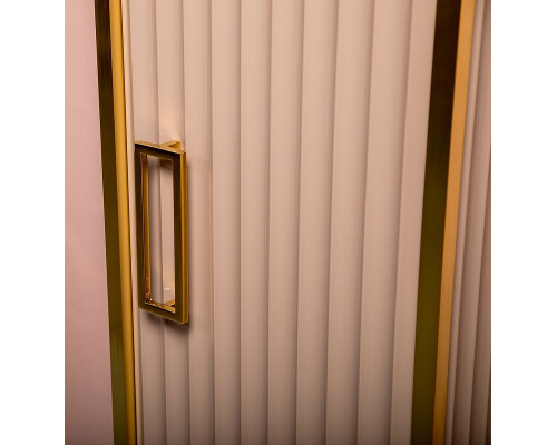 Заказать Шкаф пенал Boheme Armadi Art Monaco 35 868-CPG подвесной Капучино Золото в магазине сантехники Santeh-Crystal.ru