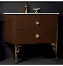 Тумба под раковину Boheme Armadi Art NeoArt 100 830-100-DB подвесная Dark Brown