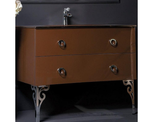 Тумба под раковину Boheme Armadi Art NeoArt 100 830-100-DB подвесная Dark Brown