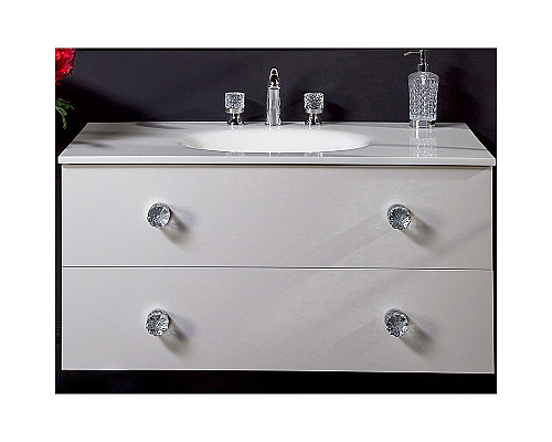 Приобрести Тумба под раковину Boheme Armadi Art NeoArt 110 831-110-WH подвесная White в магазине сантехники Santeh-Crystal.ru