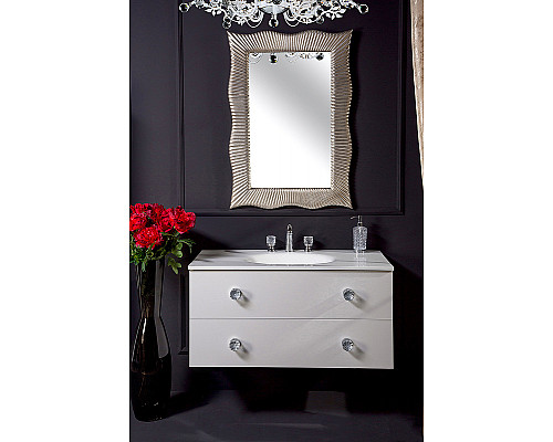 Приобрести Тумба под раковину Boheme Armadi Art NeoArt 110 831-110-WH подвесная White в магазине сантехники Santeh-Crystal.ru