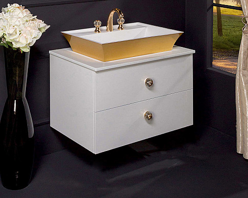 Заказать Тумба под раковину Boheme Armadi Art NeoArt 80 831-080-WH подвесная White в магазине сантехники Santeh-Crystal.ru