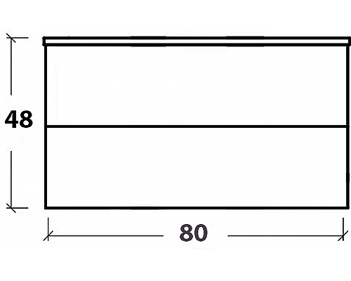 Заказать Тумба под раковину Boheme Armadi Art NeoArt 80 831-080-WH подвесная White в магазине сантехники Santeh-Crystal.ru