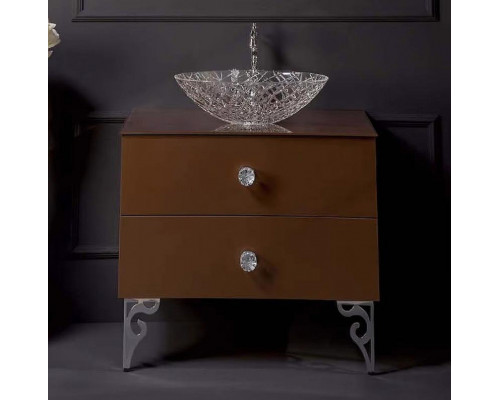 Тумба под раковину Boheme Armadi Art NeoArt 80 831-080-DB подвесная Dark Brown