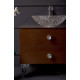 Тумба под раковину Boheme Armadi Art NeoArt 80 831-080-DB подвесная Dark Brown