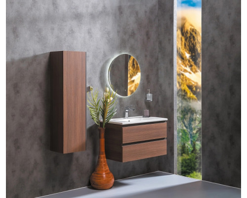 Приобрести Шкаф пенал Boheme Armadi Art Capolda 35 849-120-D подвесной Dark wood в магазине сантехники Santeh-Crystal.ru