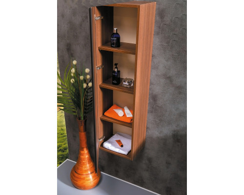 Приобрести Шкаф пенал Boheme Armadi Art Capolda 35 849-120-D подвесной Dark wood в магазине сантехники Santeh-Crystal.ru