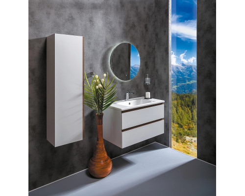 Заказать Шкаф пенал Boheme Armadi Art Capolda 35 849-120-WW подвесной Белый Дерево в магазине сантехники Santeh-Crystal.ru