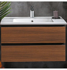 Тумба под раковину Boheme Armadi Art Capolda 85 849-085-D подвесная Dark wood