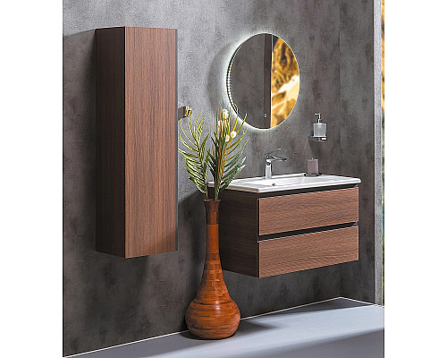 Заказать Тумба под раковину Boheme Armadi Art Capolda 85 849-085-D подвесная Dark wood в магазине сантехники Santeh-Crystal.ru