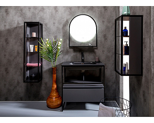 Santeh-Crystal.ru: Тумба Boheme Armadi Art Loft 80 894-080-A подвесная Антрацит Заказать Тумба Boheme Armadi Art Loft 80 894-080-A подвесная Антрацит в магазине сантехники Santeh-Crystal.ru