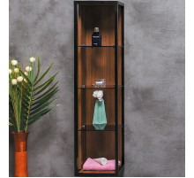 Шкаф пенал Boheme Armadi Art Loft 30 896-D подвесной Dark wood