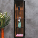 Шкаф пенал Boheme Armadi Art Loft 30 896-D подвесной Dark wood