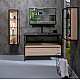 Купить Шкаф пенал Boheme Armadi Art Loft 30 896-L подвесной Light wood в магазине сантехники Santeh-Crystal.ru