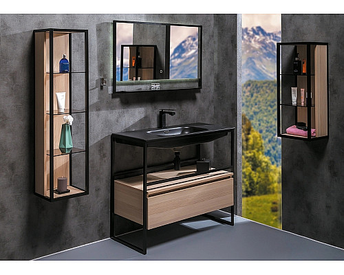 Santeh-Crystal.ru: Шкаф пенал Boheme Armadi Art Loft 30 896-L подвесной Light wood Купить Шкаф пенал Boheme Armadi Art Loft 30 896-L подвесной Light wood в магазине сантехники Santeh-Crystal.ru