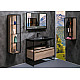 Купить Шкаф пенал Boheme Armadi Art Loft 30 896-L подвесной Light wood в магазине сантехники Santeh-Crystal.ru
