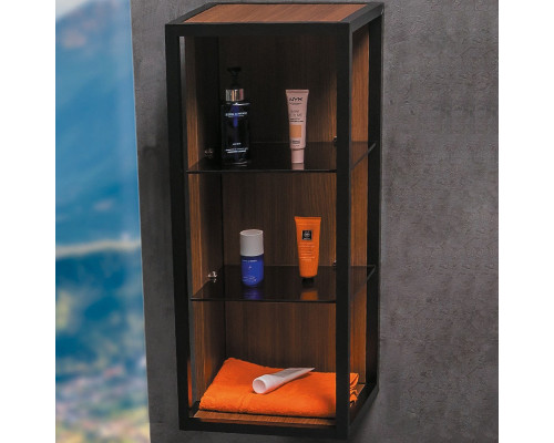 Заказать Подвесной шкаф Boheme Armadi Art Loft 30 895-D Dark wood в магазине сантехники Santeh-Crystal.ru