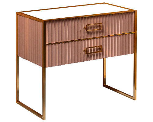 Купить Тумба под раковину Boheme Armadi Art Monaco 100 867-100-CPG Капучино глянец Золото в магазине сантехники Santeh-Crystal.ru