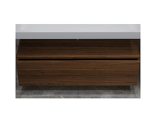 Купить Тумба Boheme Armadi Art Flat Vallessi Uno-S 120 897-120-D подвесная Dark oak в магазине сантехники Santeh-Crystal.ru