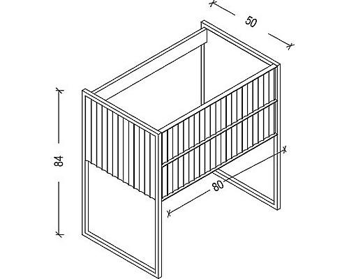 Заказать Тумба под раковину Boheme Armadi Art Monaco 80 866-080-CPCR Капучино глянец Хром в магазине сантехники Santeh-Crystal.ru