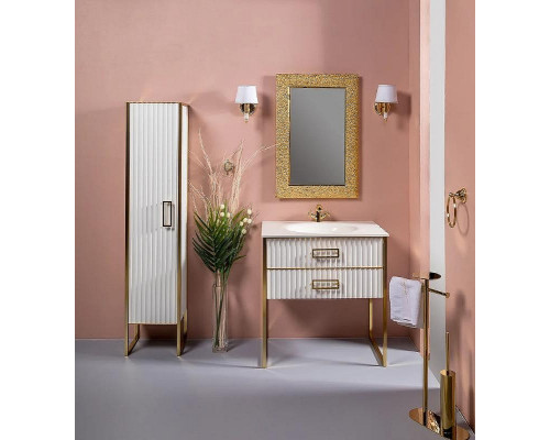 Зеркало Boheme Armadi Art NeoArt Aura 60 536 с подсветкой Золото