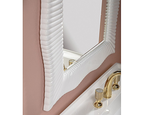 Заказать Зеркало Boheme Armadi Art NeoArt Soho 70 561 с подсветкой Белый глянец в магазине сантехники Santeh-Crystal.ru