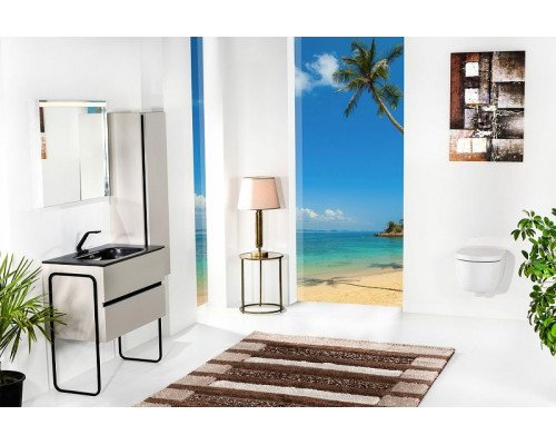 Заказать Шкаф пенал Boheme Armadi Art Vallessi 35 836-C matt подвесной Кашемир матовый в магазине сантехники Santeh-Crystal.ru