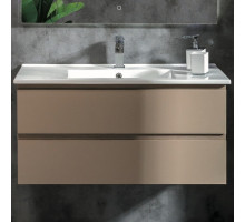 Тумба под раковину Boheme Armadi Art Capolda 100 849-100-LA подвесная Latte