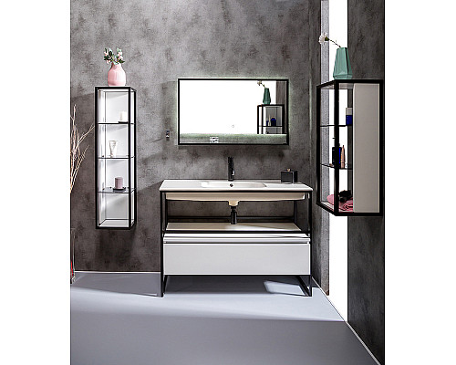 Купить Тумба Boheme Armadi Art Loft 120 894-120-W подвесная Белая в магазине сантехники Santeh-Crystal.ru