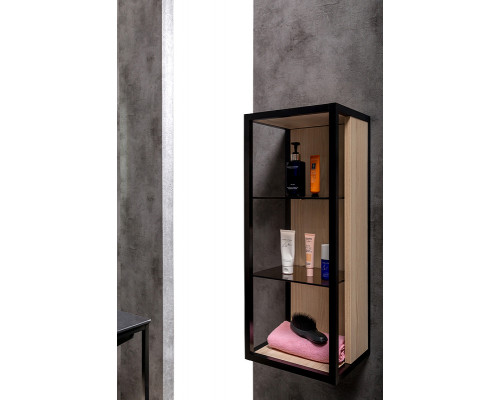 Купить Подвесной шкаф Boheme Armadi Art Loft 30 895-L Light wood в магазине сантехники Santeh-Crystal.ru