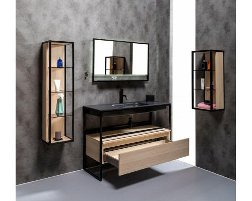 Купить Подвесной шкаф Boheme Armadi Art Loft 30 895-L Light wood в магазине сантехники Santeh-Crystal.ru