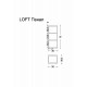 Подвесной шкаф Boheme Armadi Art Loft 30 895-L Light Wood