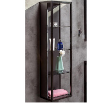 Шкаф пенал Boheme Armadi Art Loft 30 896-A подвесной Антрацит