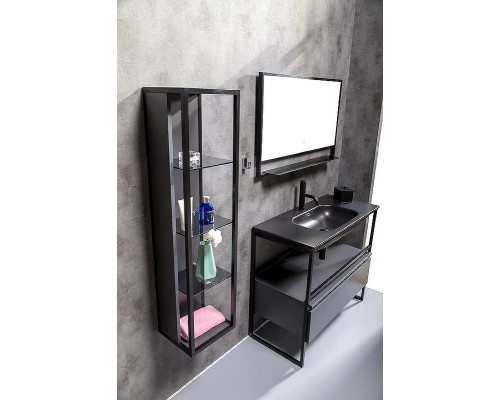 Шкаф пенал Boheme Armadi Art Loft 30 896-A подвесной Антрацит