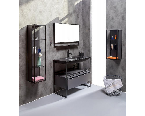Шкаф пенал Boheme Armadi Art Loft 30 896-A подвесной Антрацит