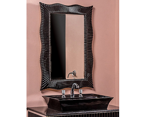 Купить Зеркало Boheme Armadi Art NeoArt 70 558 с подсветкой Черный глянец в магазине сантехники Santeh-Crystal.ru