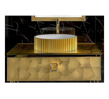 Тумба под раковину Boheme Armadi Art Lucido 80 770-080-Foil подвесная Поталь