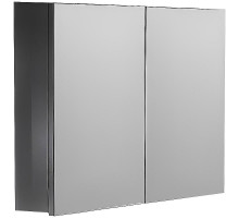 Зеркальный шкаф Boheme Armadi Art Vallessi 100 546-A glossy с подсветкой Антрацит глянец