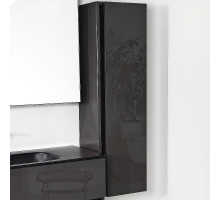Шкаф пенал Boheme Armadi Art Vallessi 35 836-A glossy подвесной Антрацит глянец