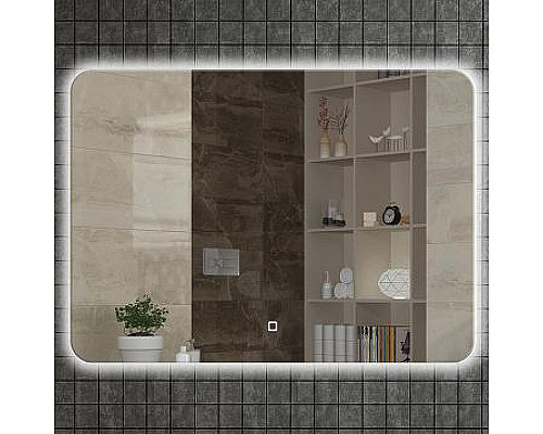 Приобрести Зеркало Boheme Armadi Art Vallessi 80 544/2 с подсветкой с сенсорным выключателем в магазине сантехники Santeh-Crystal.ru