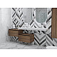 Купить Тумба Boheme Armadi Art Flat Vallessi Uno-S 80 897-080-D подвесная Dark oak в магазине сантехники Santeh-Crystal.ru